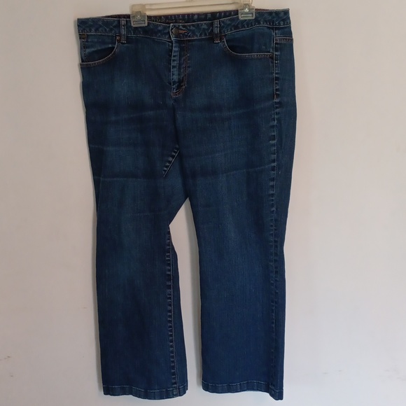 W Heritage Boot Cut Jeans Size 18W - Picture 1 of 4